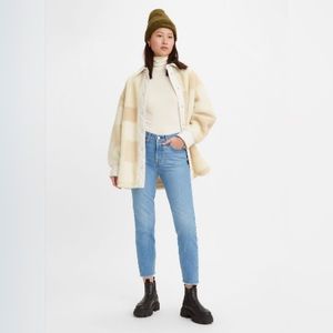 Levi’s Wedgie Icon Fit High Rise Straight Jeans in Athens No Way